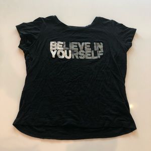Izzy Be Black Graphic Tee Size Girls 10